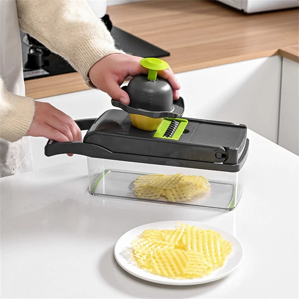 Multifunctional Vegetable Cutter-Snij groenten 10x sneller en zonder tranen