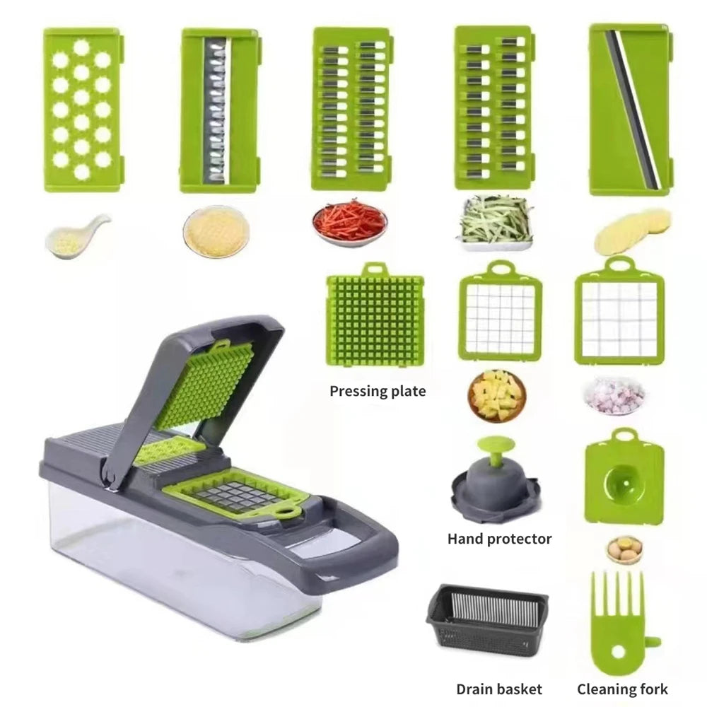 Multifunctional Vegetable Cutter-Snij groenten 10x sneller en zonder tranen